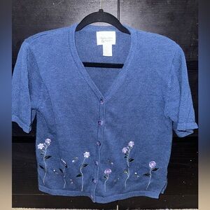 Christopher & banks button top